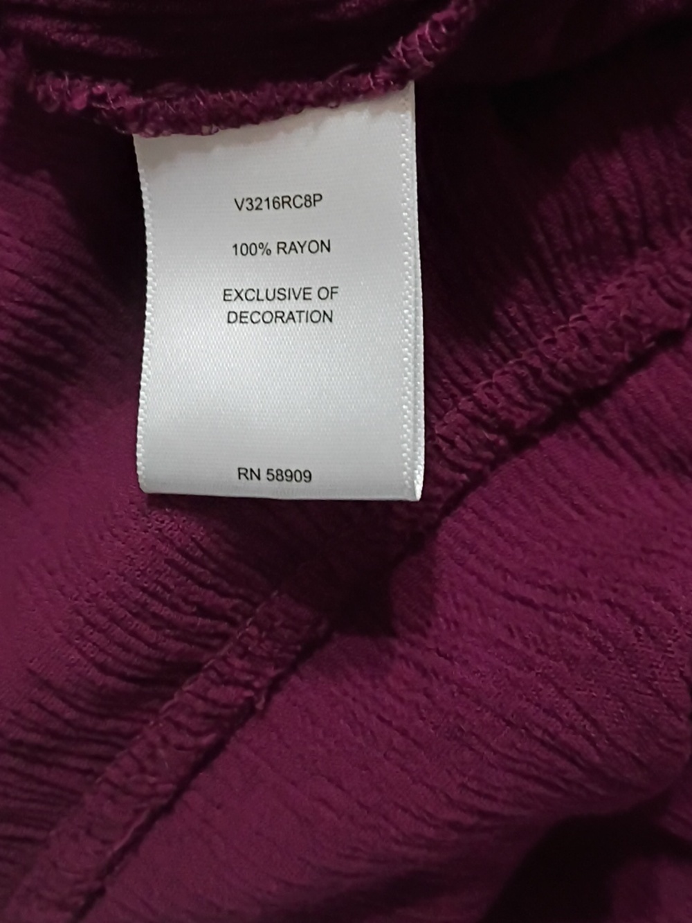 Chelsea & Violet Plum Boho Tie-Back Long Sleeve Mini Dress - Picture 11 of 11